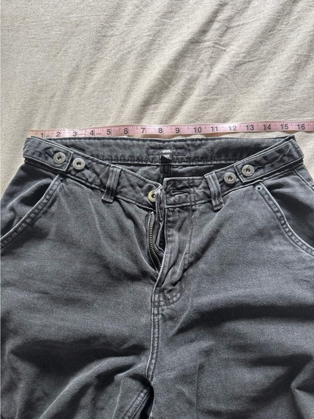 Vans Black Baggy Denim Jeans - Picture 5 of 6